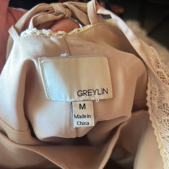 GREYLIN, Lua Lace Halter Neck Dress - Picture 9 of 9